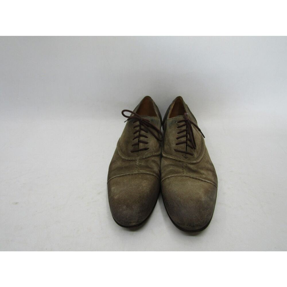 Gucci Mens Size 9 D Brown Suede Oxford Dress Shoes - Picture 5 of 11